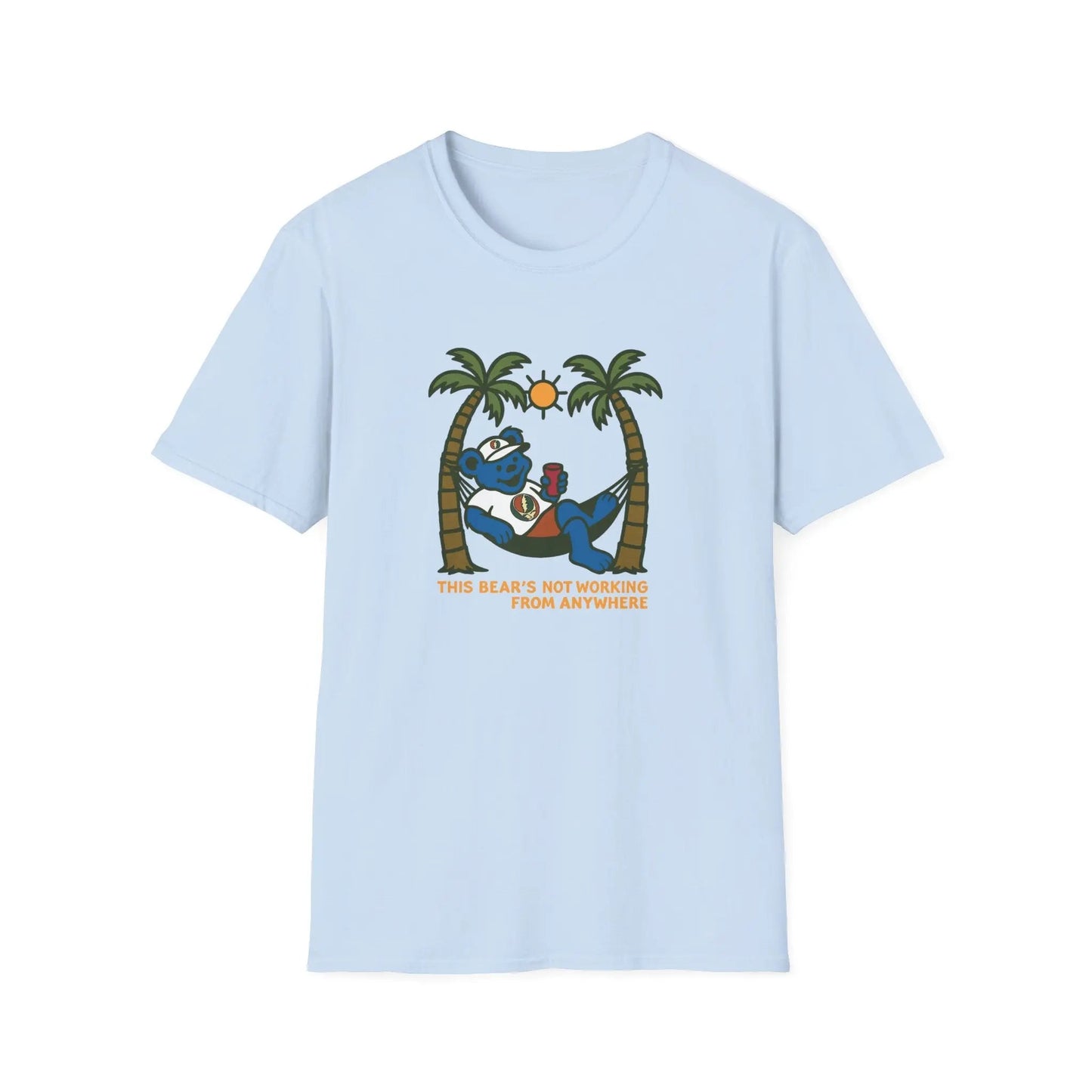 The Bear's Not Working From Anywhere - Life is Dead T-Shirt
