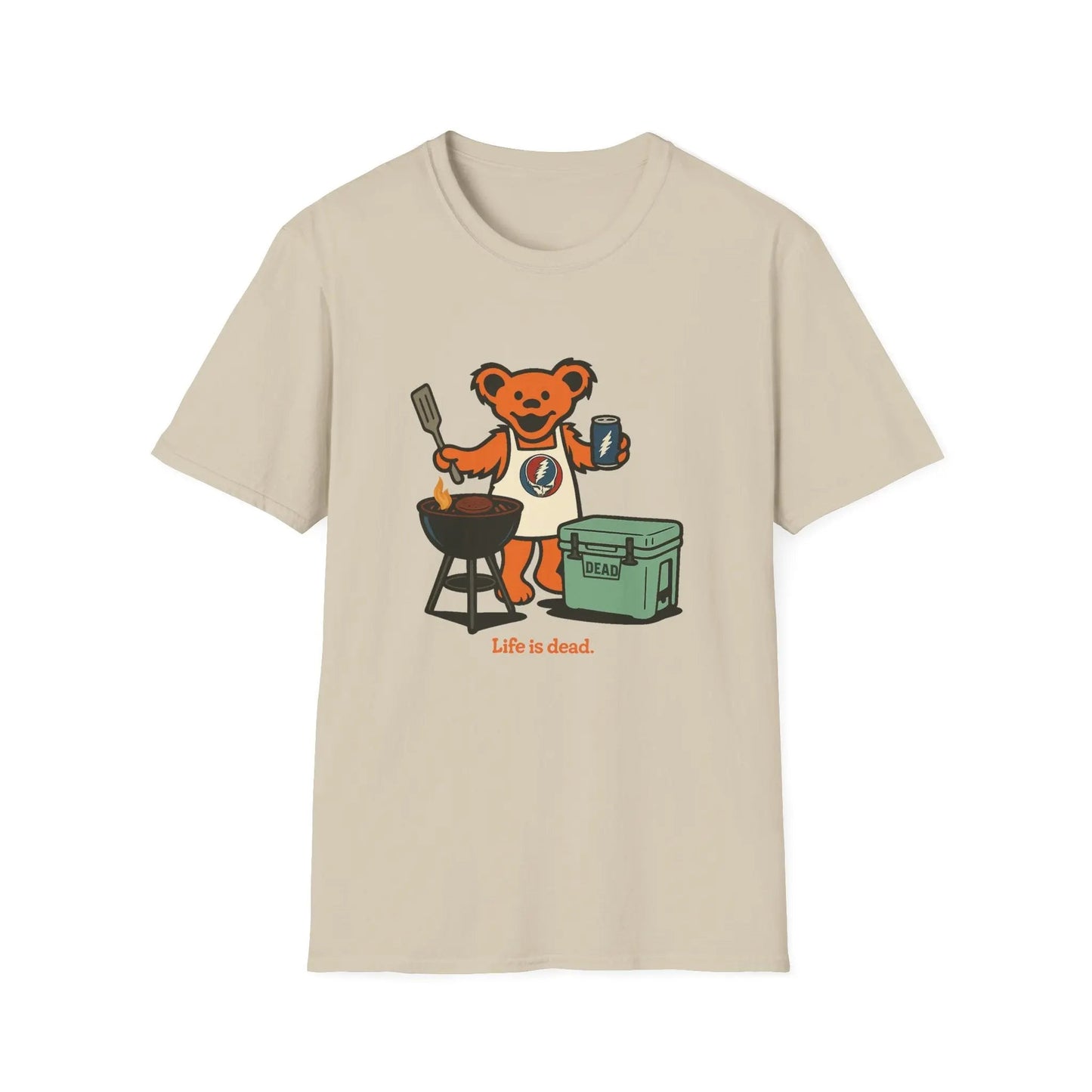 Grillin' Bear - Life is Dead T-Shirt