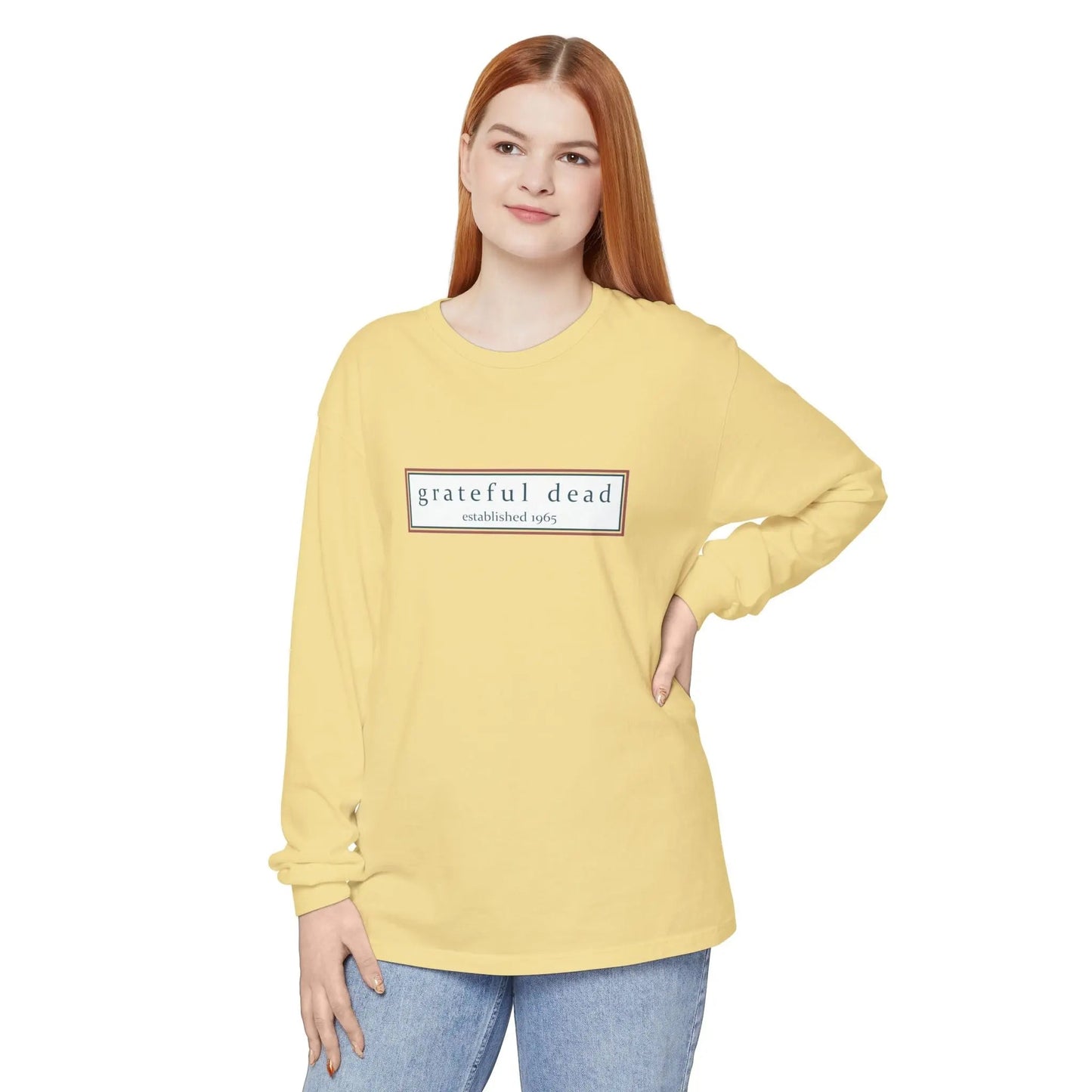The Wolf Vineyard Collection Garment-Dyed Two-Sided Long Sleeve