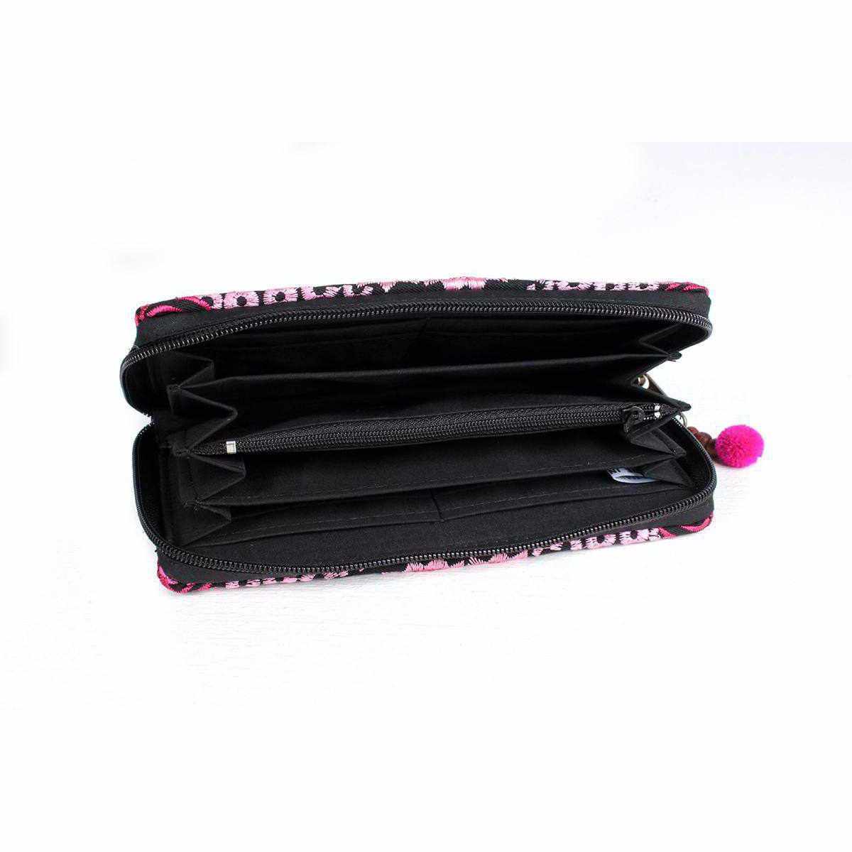 Rising Moon Embroidered Wallet - Thailand