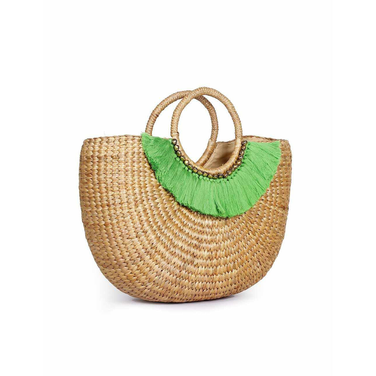 Water Hyacinth Handmade Basket Bag - Thailand