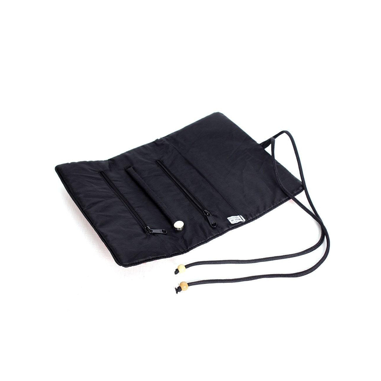 Geometric Hmong Foldover Yarn Piped Wallet - Thailand