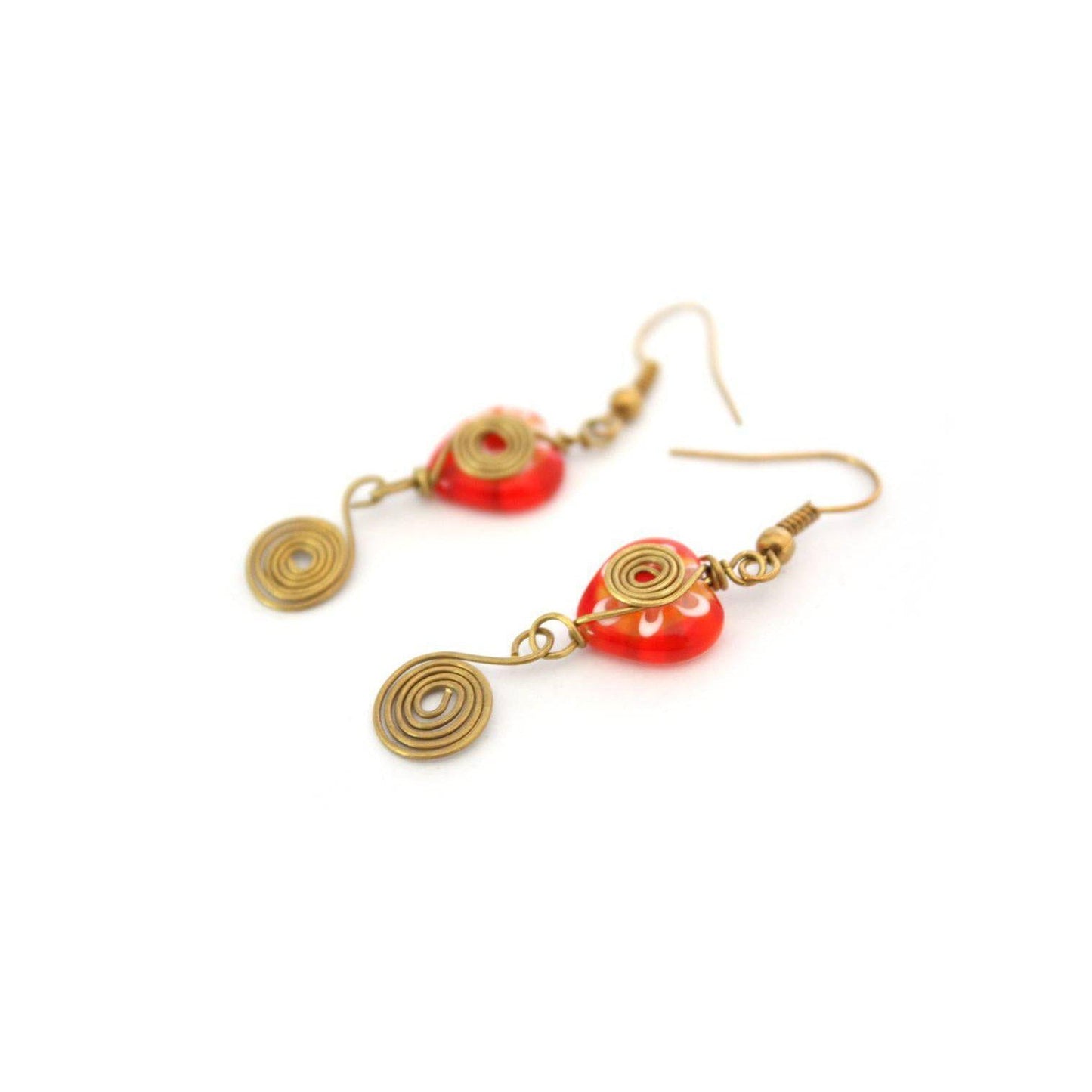 Milly Blown Glass Earrings - Thailand