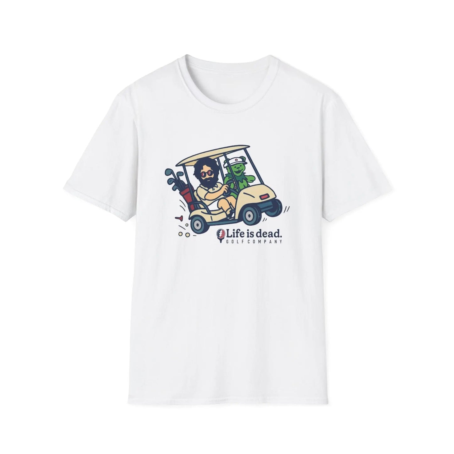 Joy Ridin' Jerry and The Bear - Life is DeadGolf Company T-Shirt