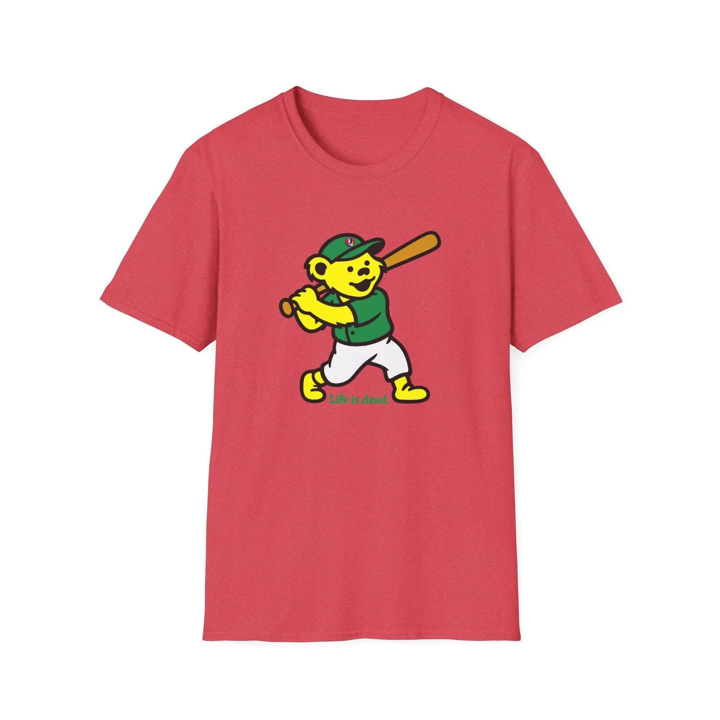 Baseball Edition Dancing Bear - Life is Dead T-Shirt