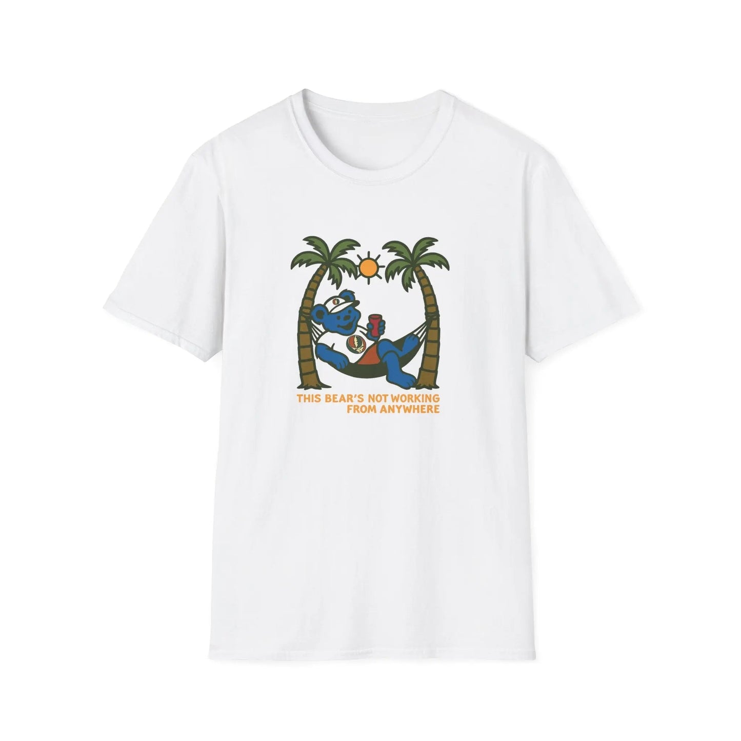 The Bear's Not Working From Anywhere - Life is Dead T-Shirt