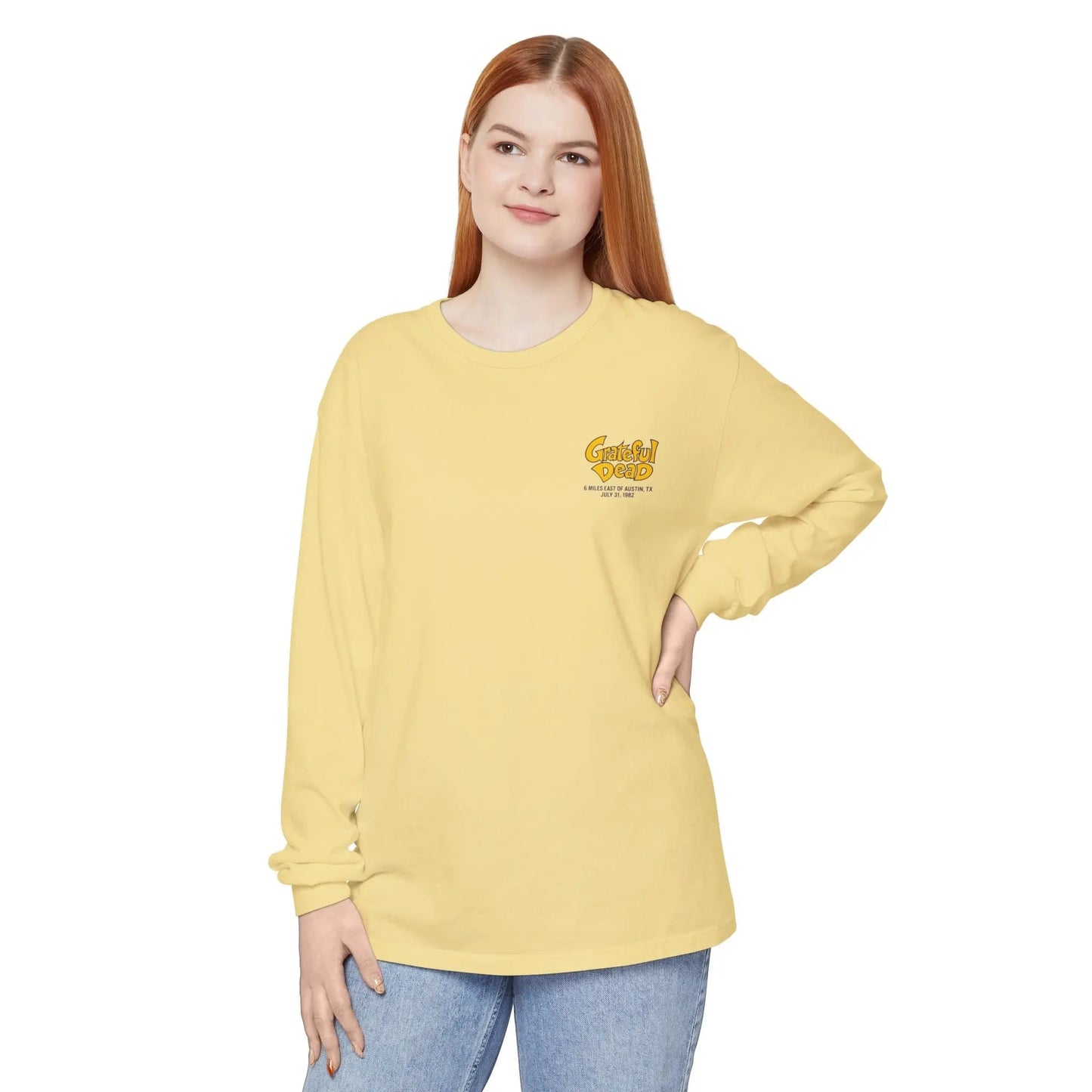 Austin, TX Concert Garment-Dyed Long Sleeve T-Shirt