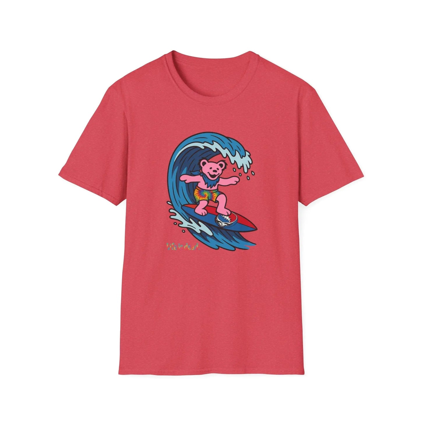 Surfin' Bear - Life is Dead T-Shirt