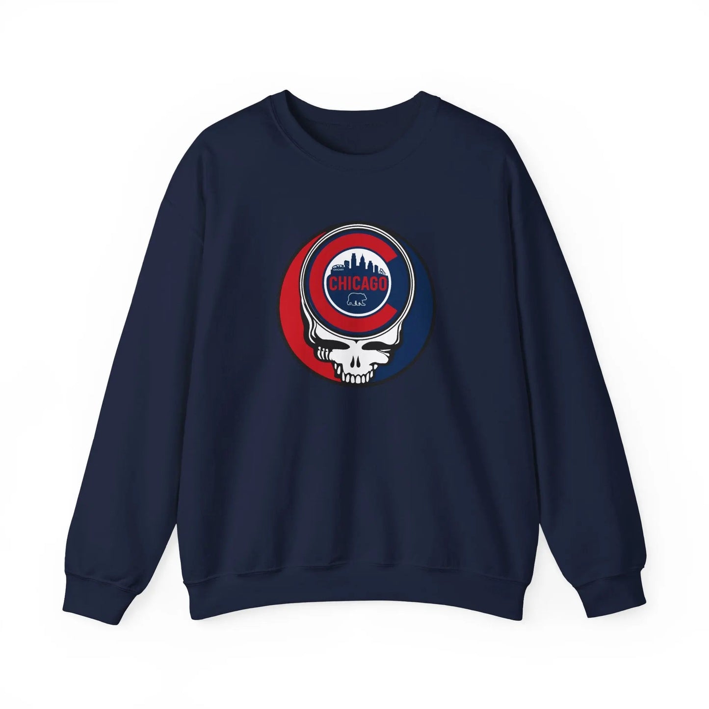 Chicago Cubs Original StealieCrewneck Sweatshirt