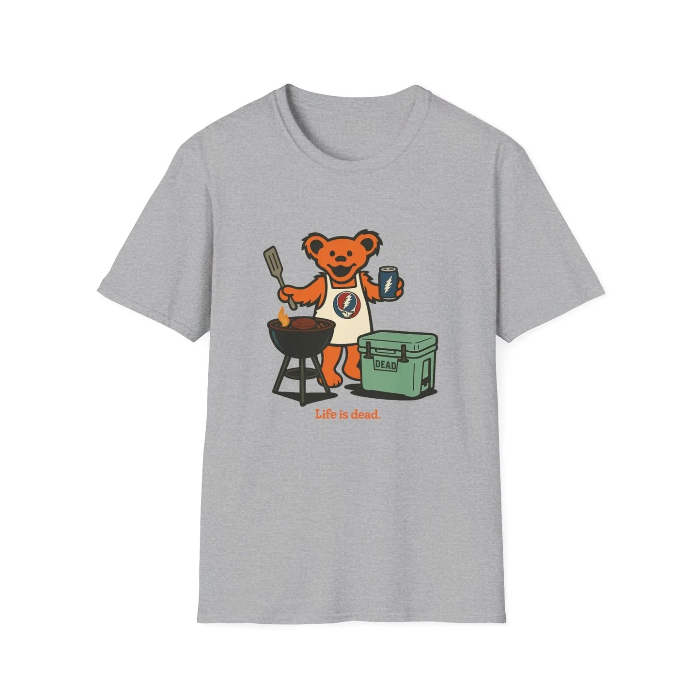 Grillin' Bear - Life is Dead T-Shirt