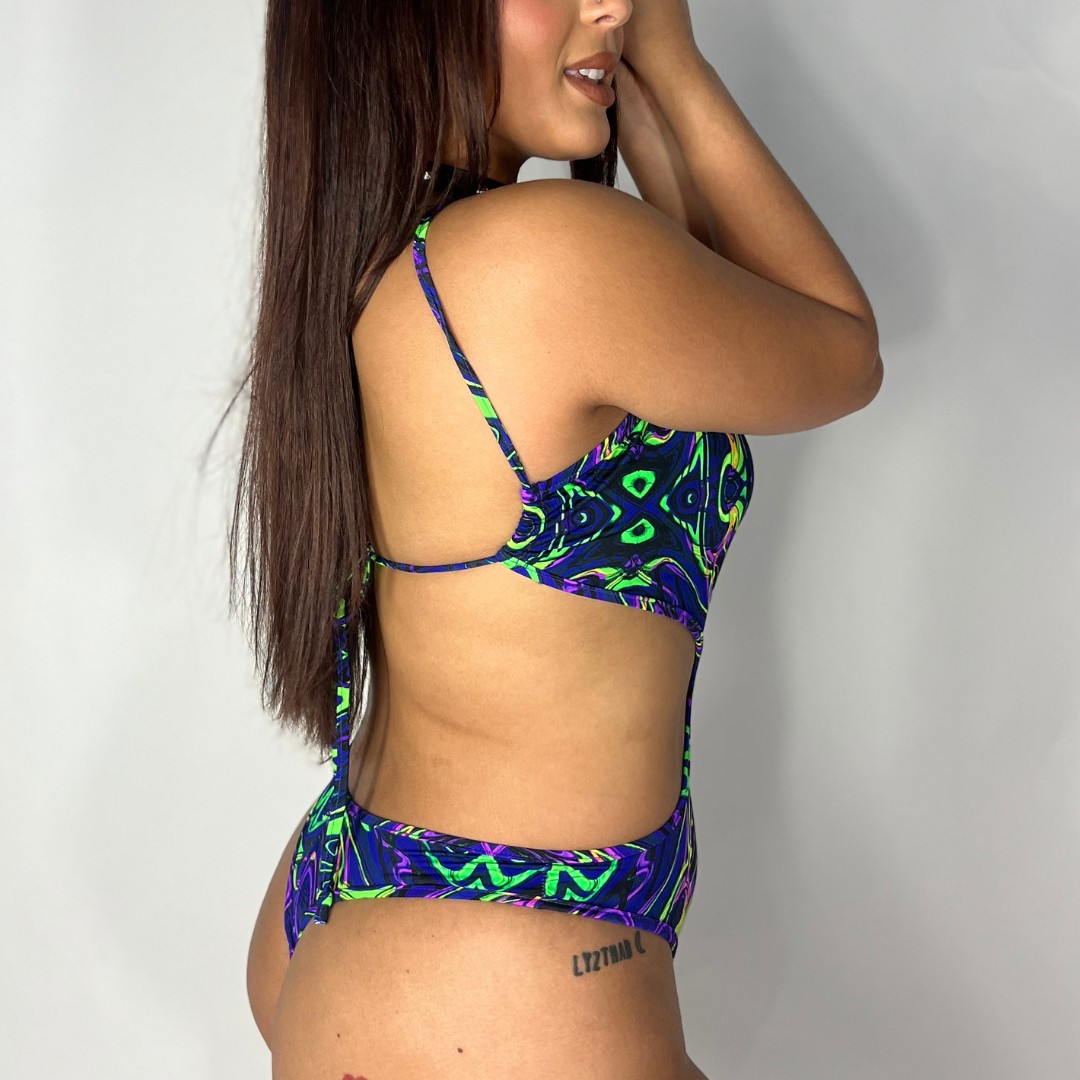 Vortex Crossed Body Suit