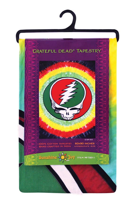 Grateful Dead Tapestry Rasta SYF Tie Dye Hippie Tapestries: 60x90 inches