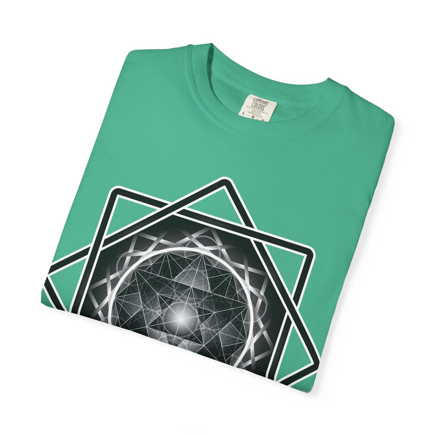 Merkaba Energy Tee – Geometric Art Unisex T-Shirt | Sacred Symbol Shirt | Boho Festival Fashion | Gift for Art Lovers