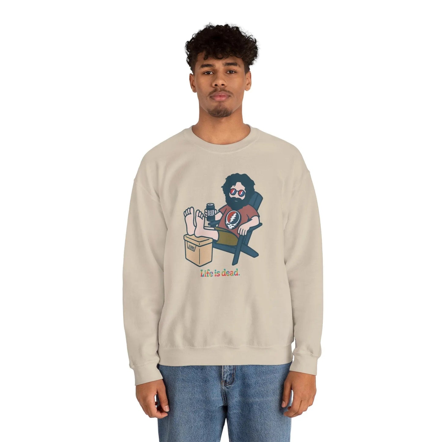 Stay Cool, Jerry Life is DeadCrewneck