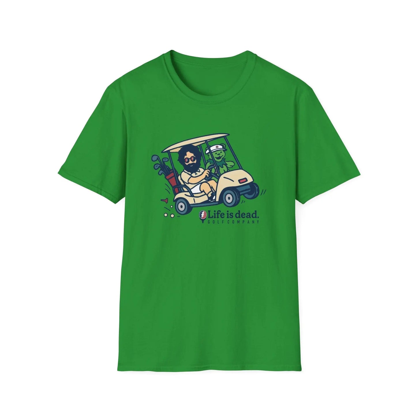 Joy Ridin' Jerry and The Bear - Life is DeadGolf Company T-Shirt