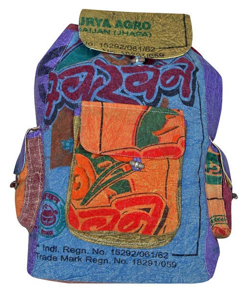 Upcycled Cotton Rice Backpack