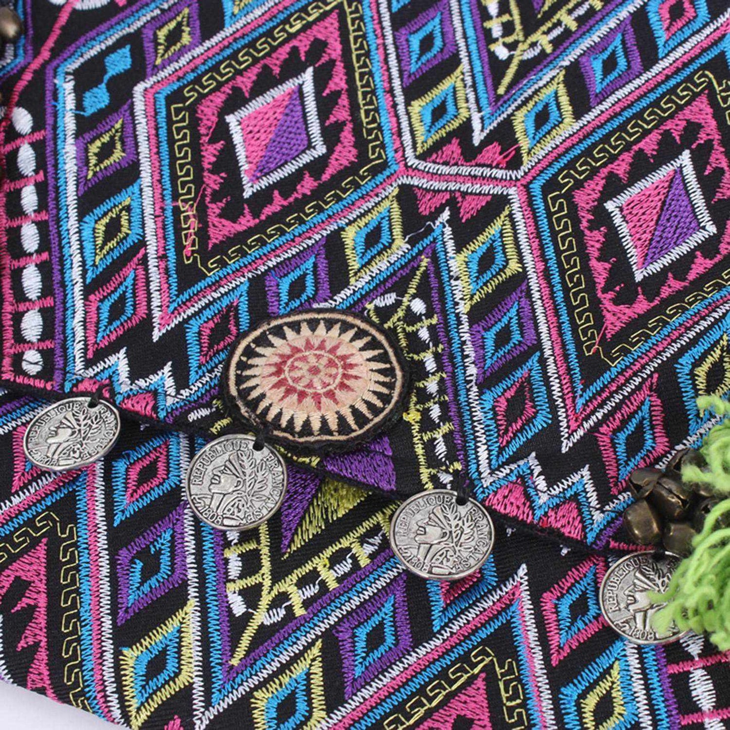 Embroidered Multi Tassel Clutch Bag iPad Case – Thailand