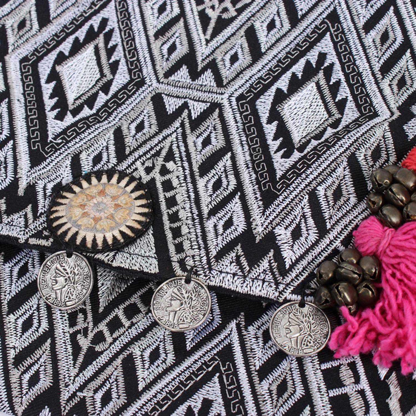 Embroidered Multi Tassel Clutch Bag iPad Case – Thailand