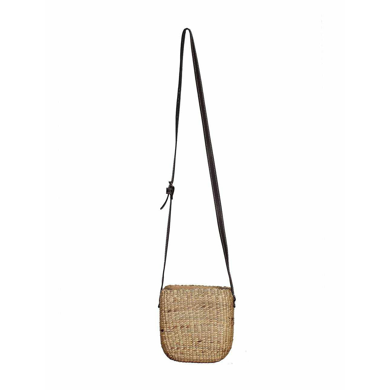 Water Hyacinth Shoulder Handwoven Bag – Thailand