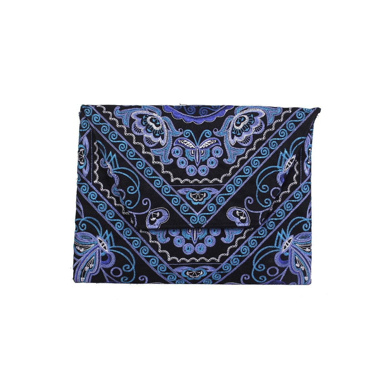 Boho Style Embroidered Clutch Bag - Thailand