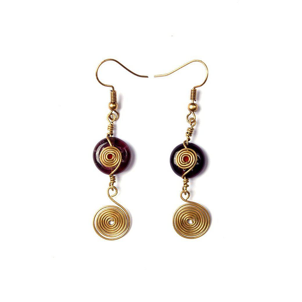 Milly Blown Glass Earrings - Thailand
