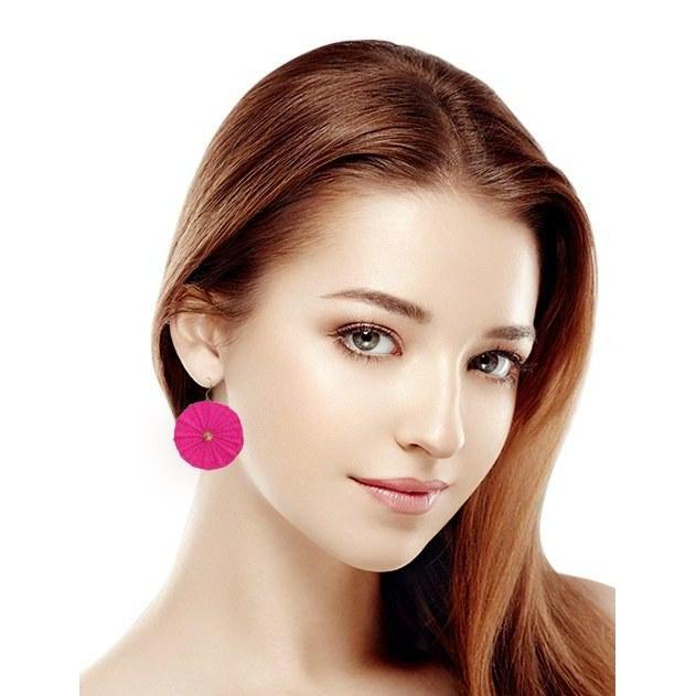 Full Circle Woven Earrings - Thailand