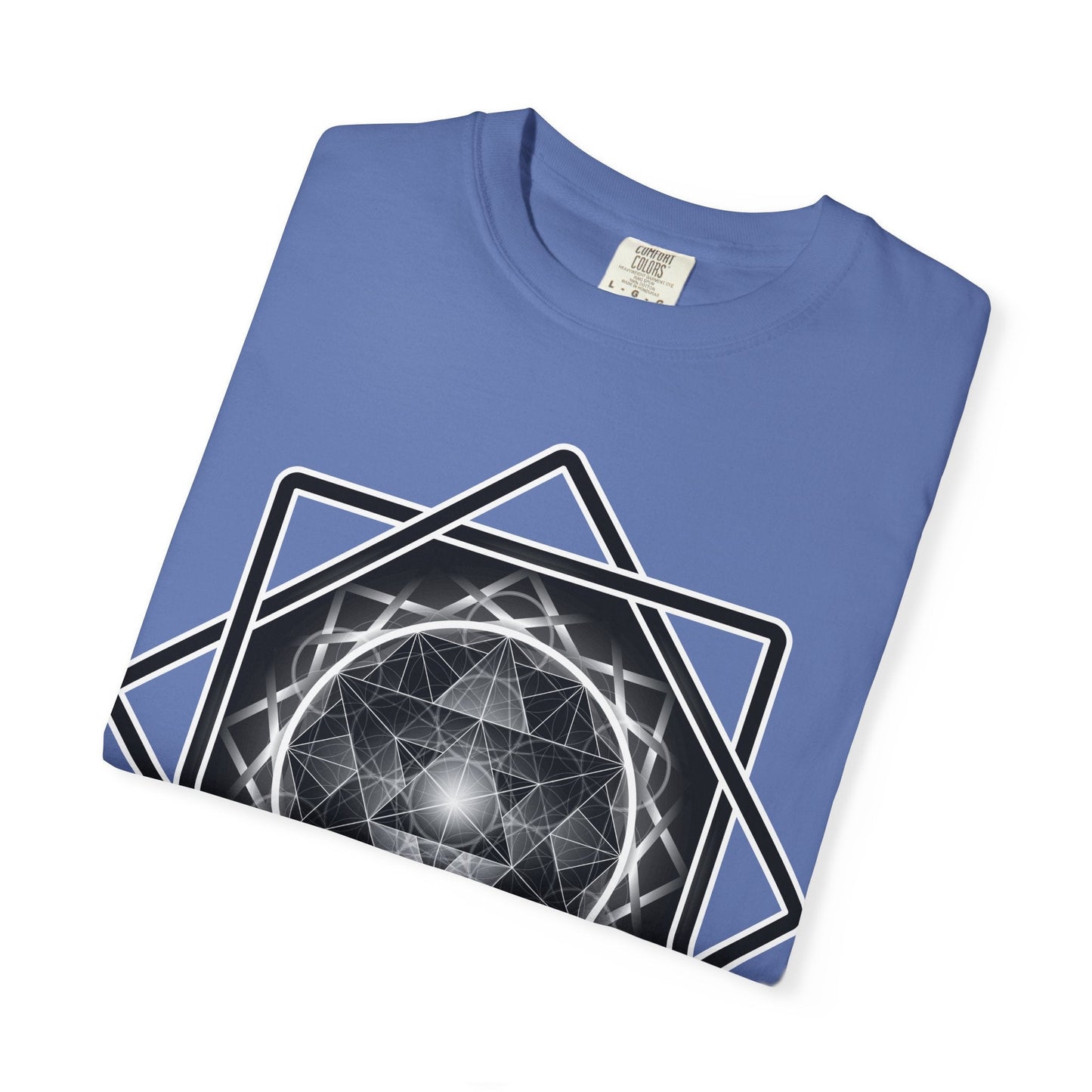 Merkaba Energy Tee – Geometric Art Unisex T-Shirt | Sacred Symbol Shirt | Boho Festival Fashion | Gift for Art Lovers