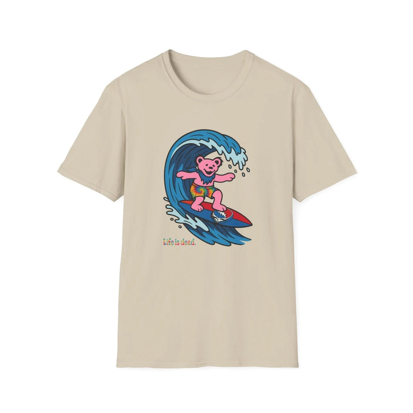 Surfin' Bear - Life is Dead T-Shirt