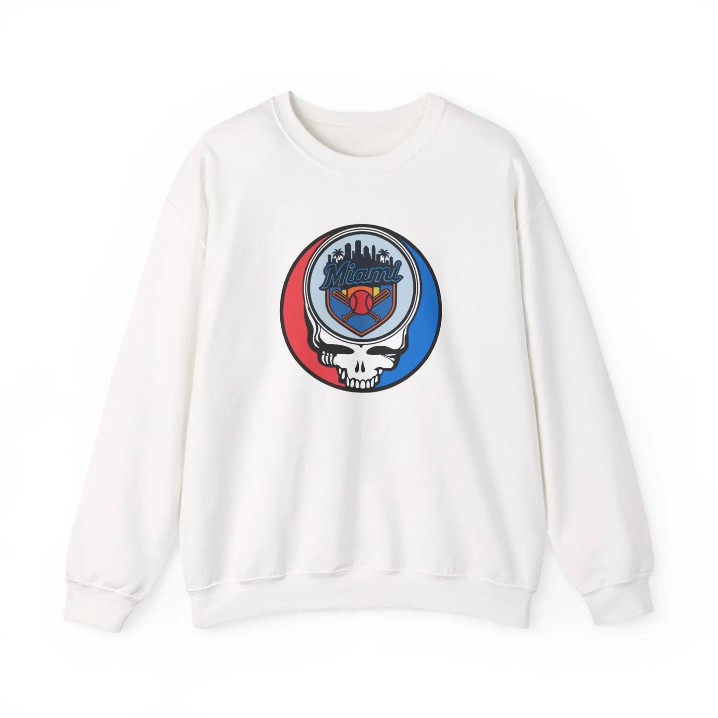 Miami Marlins Original StealieCrewneck Sweatshirt