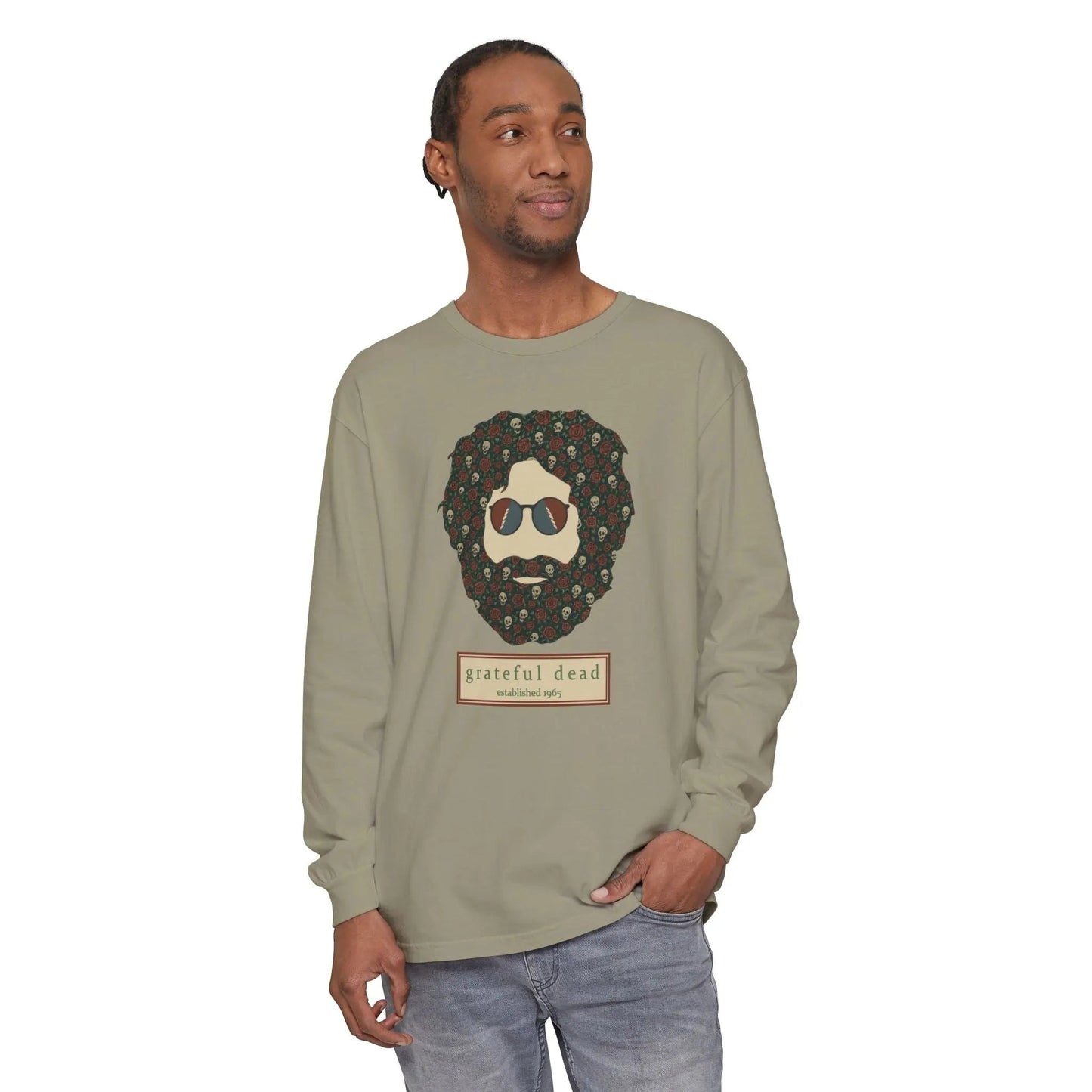 Skulls & Roses Jerry Vineyard Collection Garment-Dyed Long Sleeve T-Shirt