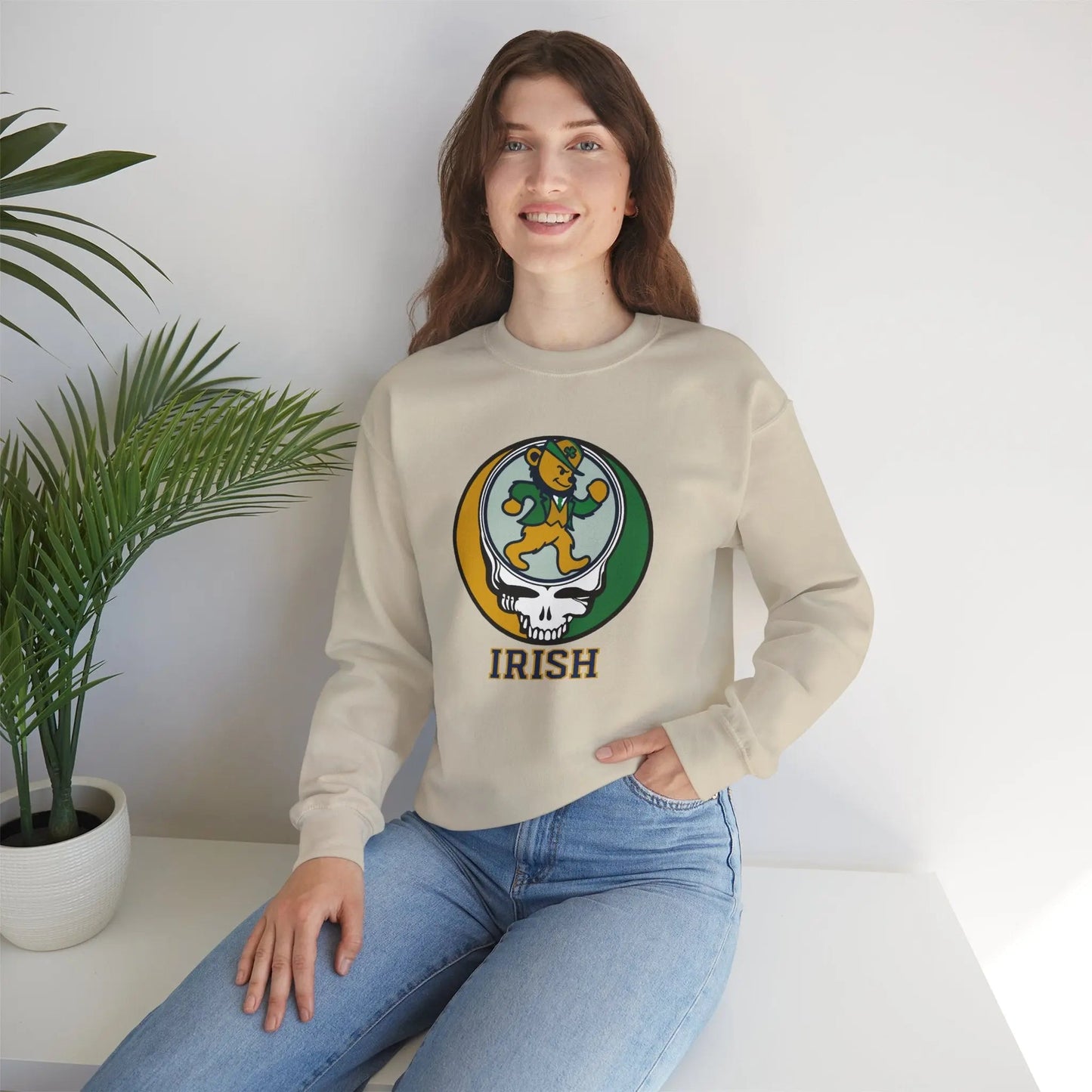 The Irish Dancing Leprechaun Stealie Crewneck