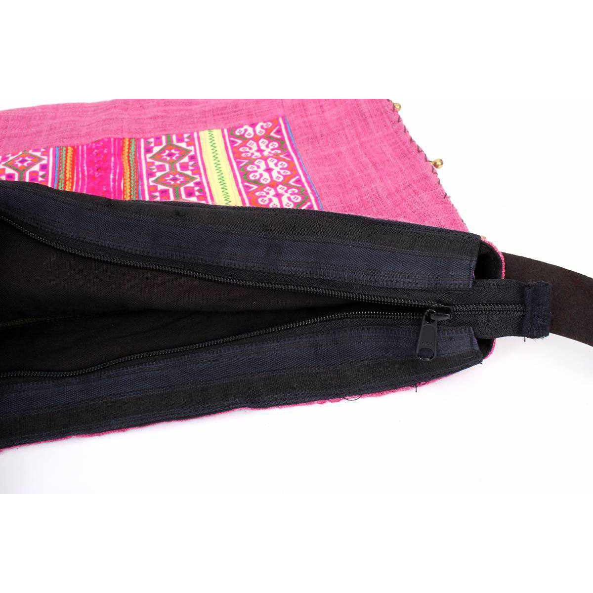 Vintage Baby Carrier Tote with Adjustable Strap - Thailand
