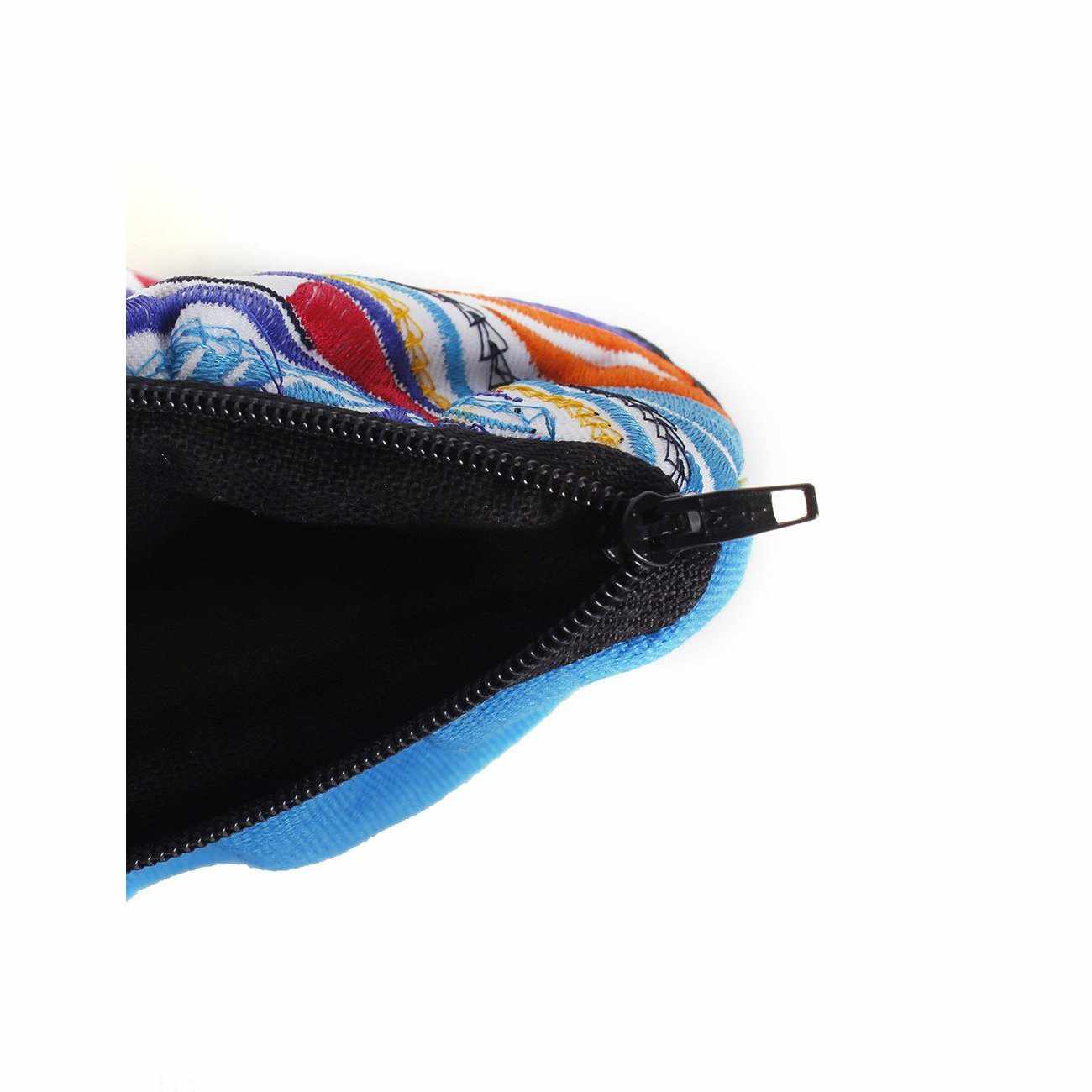 Tahj Embroidered Artisan Wristlet Pouch - Thailand