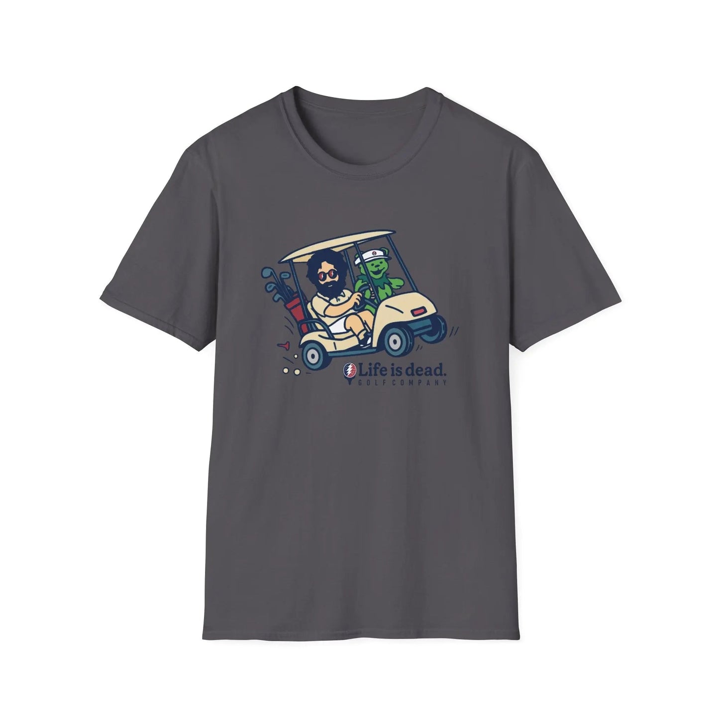 Joy Ridin' Jerry and The Bear - Life is DeadGolf Company T-Shirt
