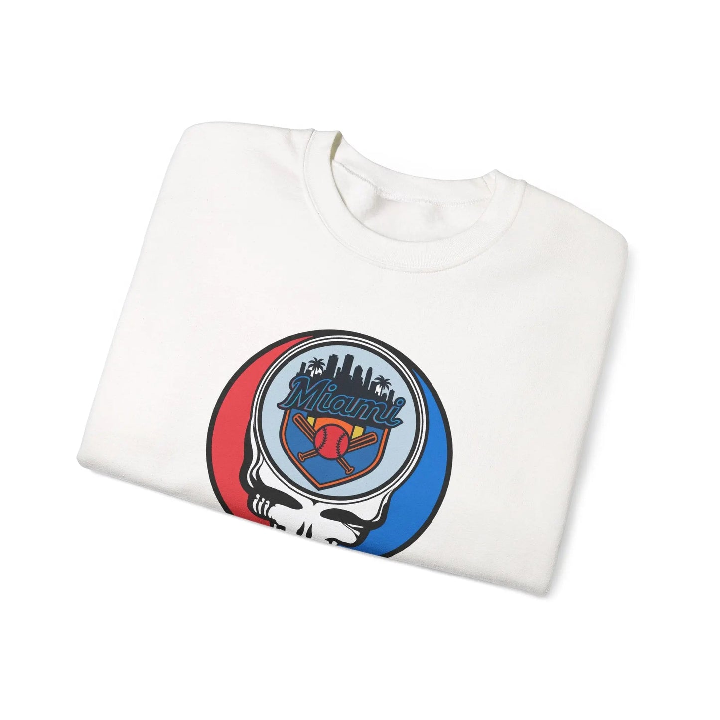 Miami Marlins Original StealieCrewneck Sweatshirt