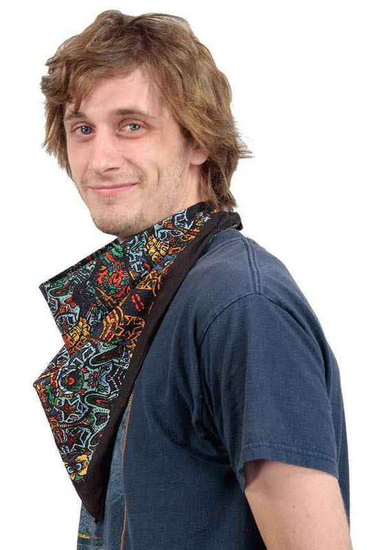 3D Bandana Psychedelic Skull Black