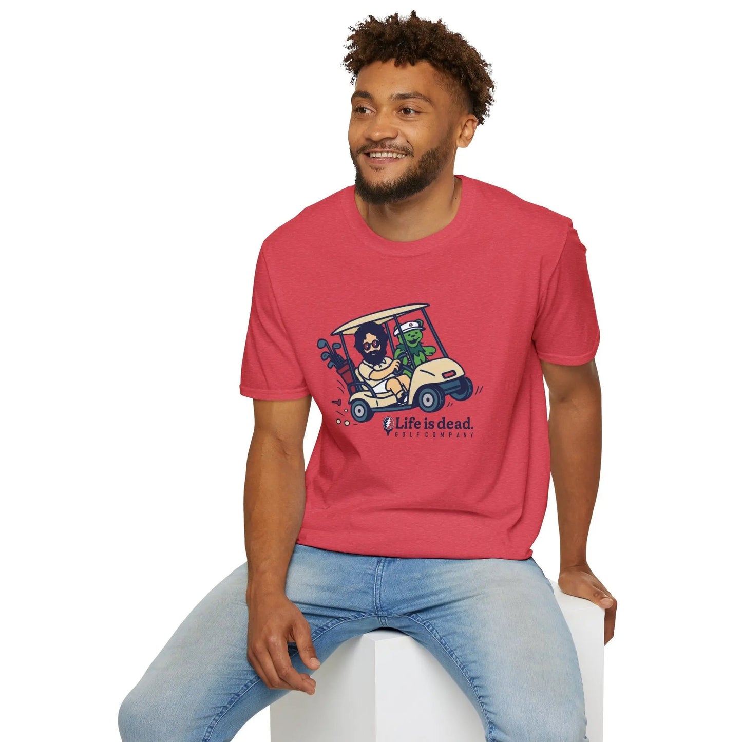 Joy Ridin' Jerry and The Bear - Life is DeadGolf Company T-Shirt
