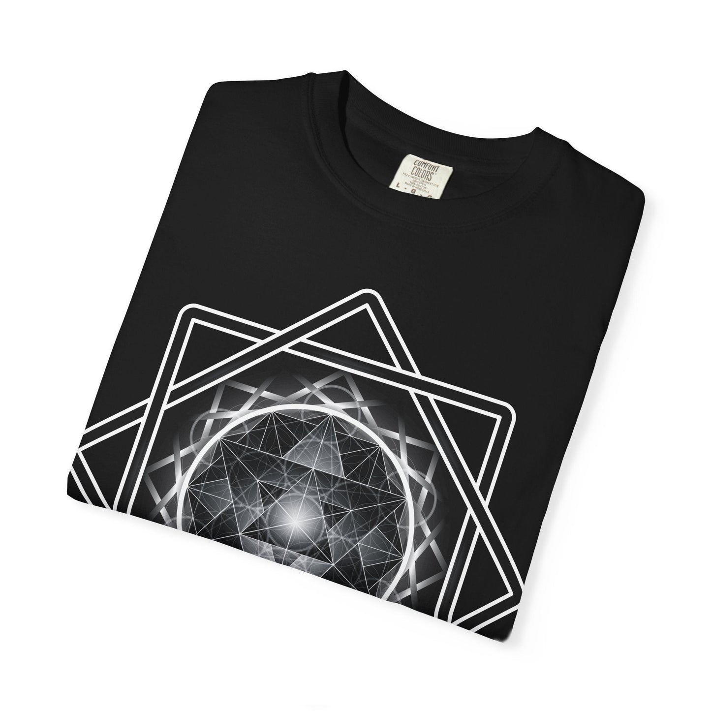 Merkaba Energy Tee – Geometric Art Unisex T-Shirt | Sacred Symbol Shirt | Boho Festival Fashion | Gift for Art Lovers