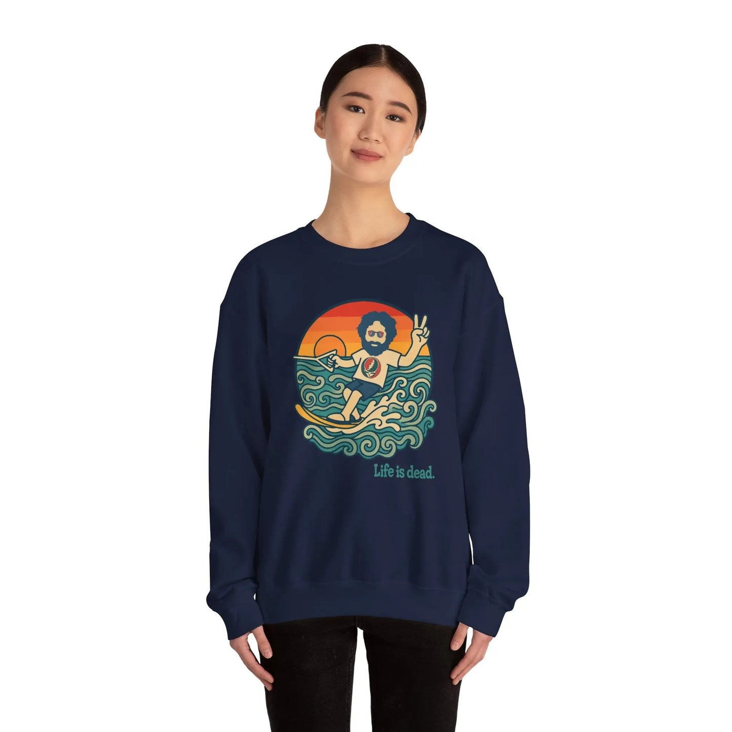 Waterskiin' Jerry Life is DeadCrewneck