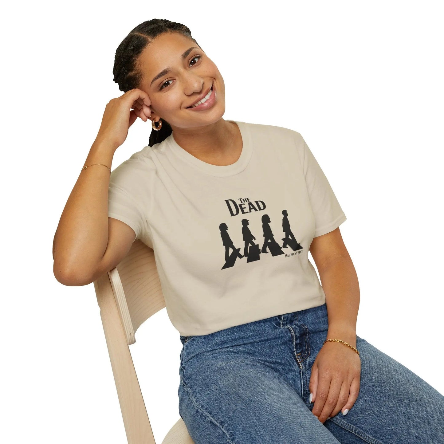 "Jerry Road" Haight Street Crosswalk Silhouettes T-Shirt