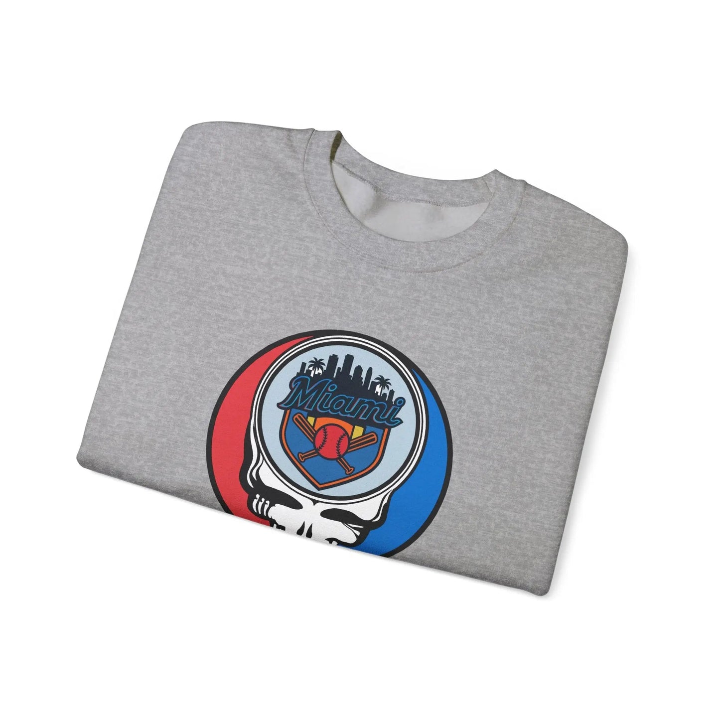 Miami Marlins Original StealieCrewneck Sweatshirt