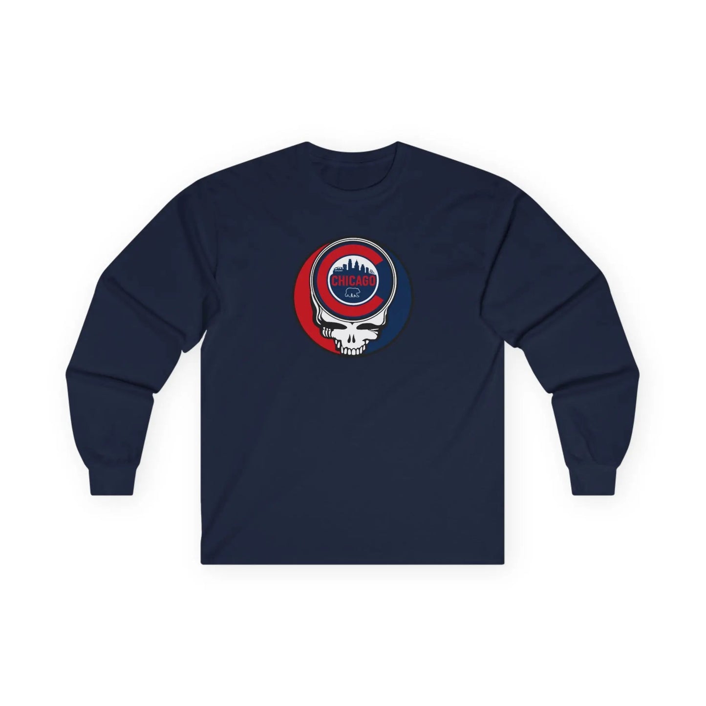 Chicago Cubs Original StealieLong Sleeve T-Shirt