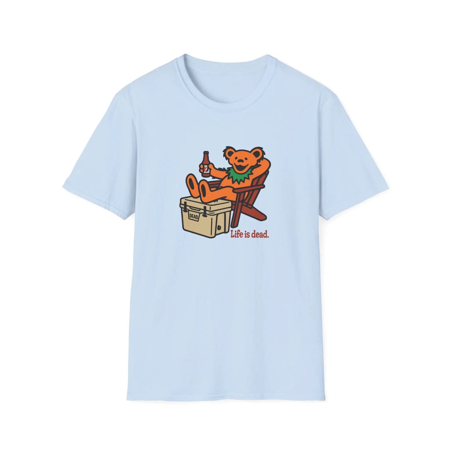 Chillin' Bear - Life is Dead T-Shirt