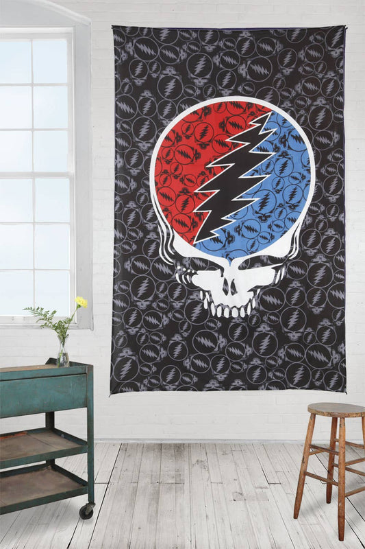 Grateful Dead Tapestry Steal Your Face Hippie Tapestries