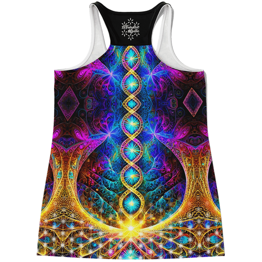 Mystic Abundance | Flowy Racerback Tank Top