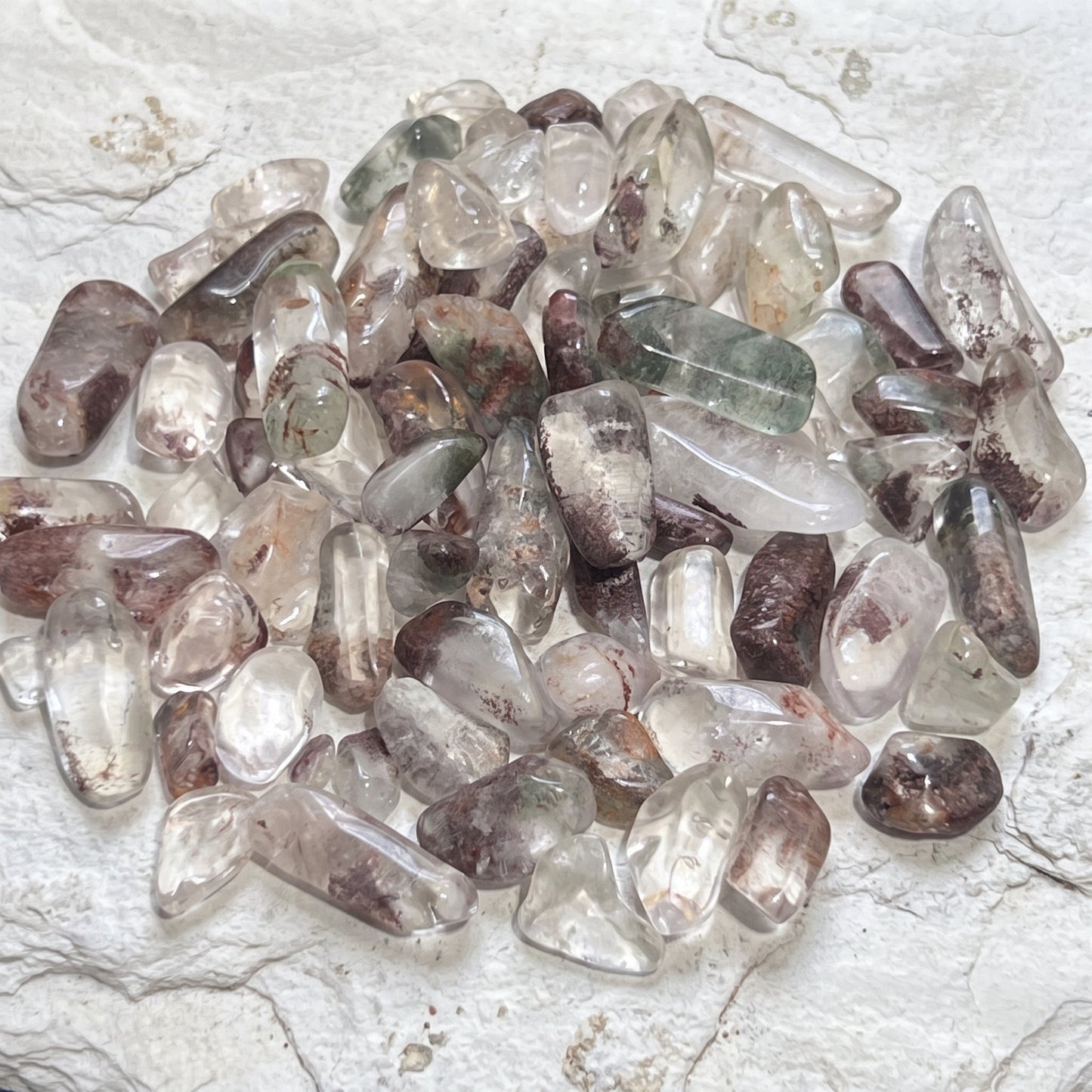 Garden Quartz Crystal Small Tumbled Stones (By The Ounce Or Pound)