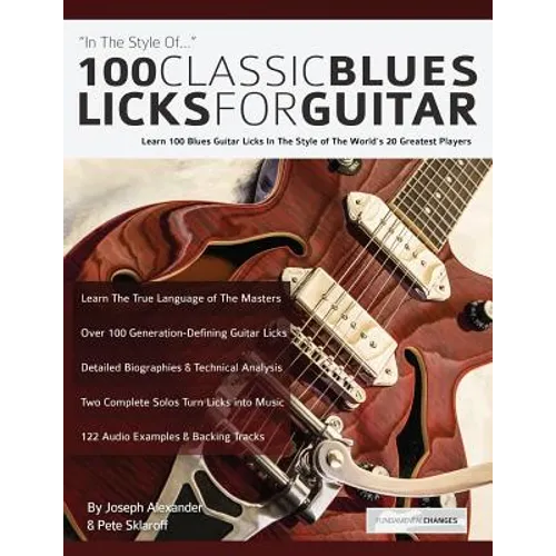 100 Classic Blues Licks for Guitar - Paperback
