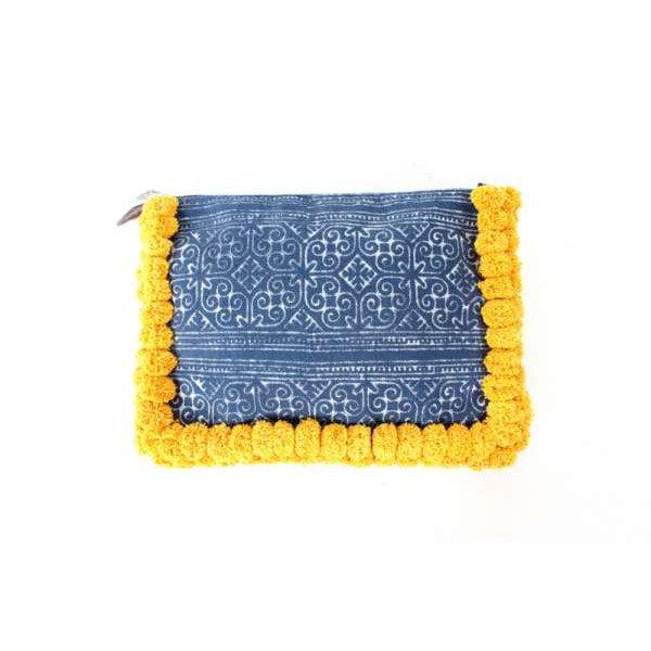 Oasis Batik PomPom iPad Clutch - Thailand