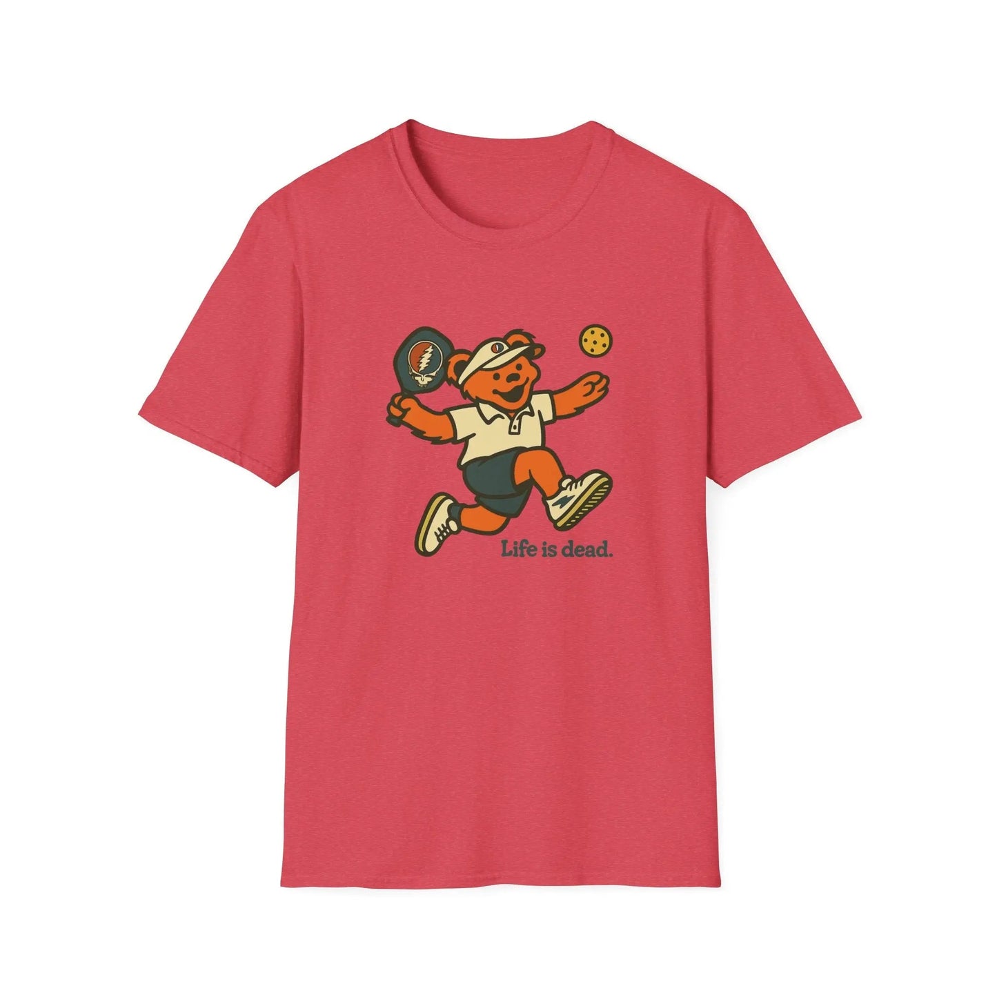 Pickleball Bear - Life is Dead T-Shirt