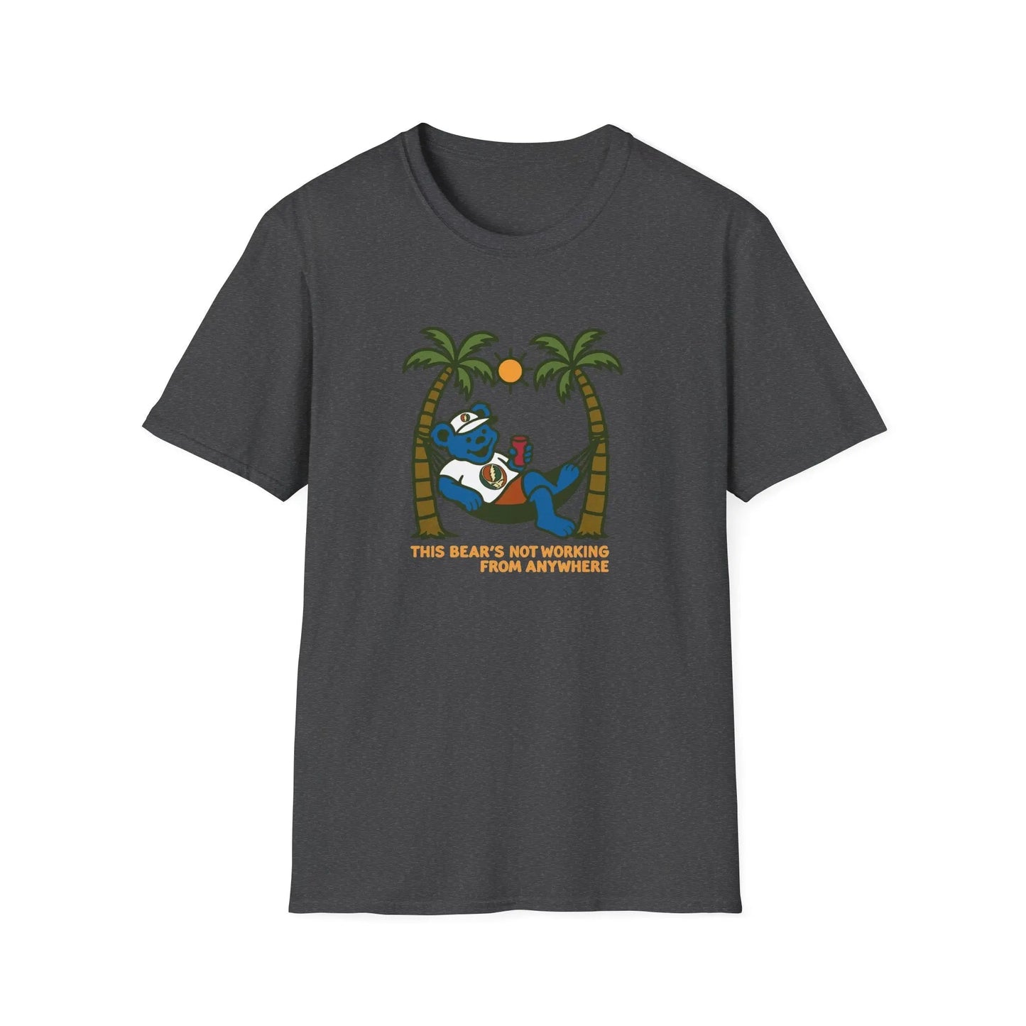 The Bear's Not Working From Anywhere - Life is Dead T-Shirt